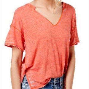 Free People Maddie Short Sleeve Top